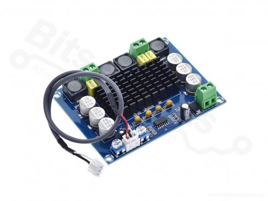 Audio amplifier 2x120W stereo 12-26V Class D (TPA3116)